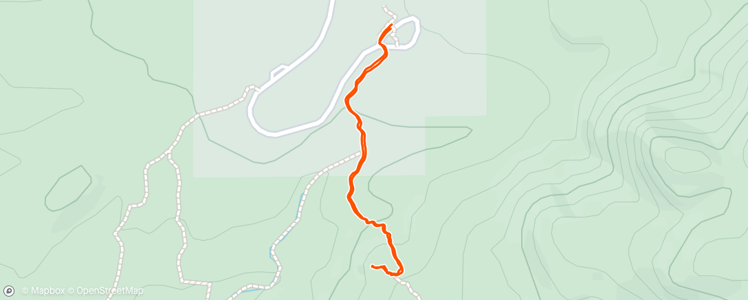 Mapa da atividade, Sunset Hike