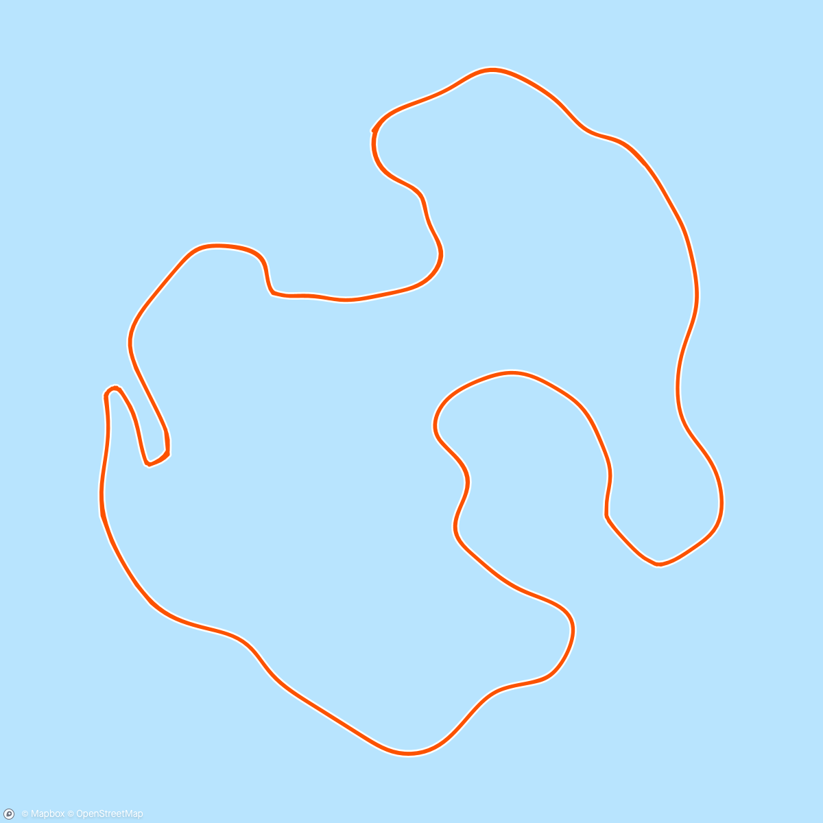 Map of the activity, Zwift - Volcano Circuit CCW in Watopia