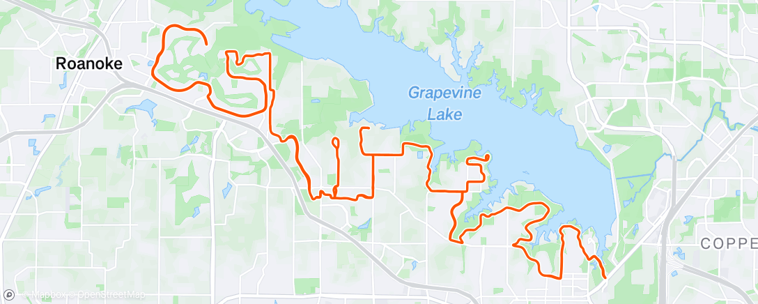 Map of the activity, Morning Ride