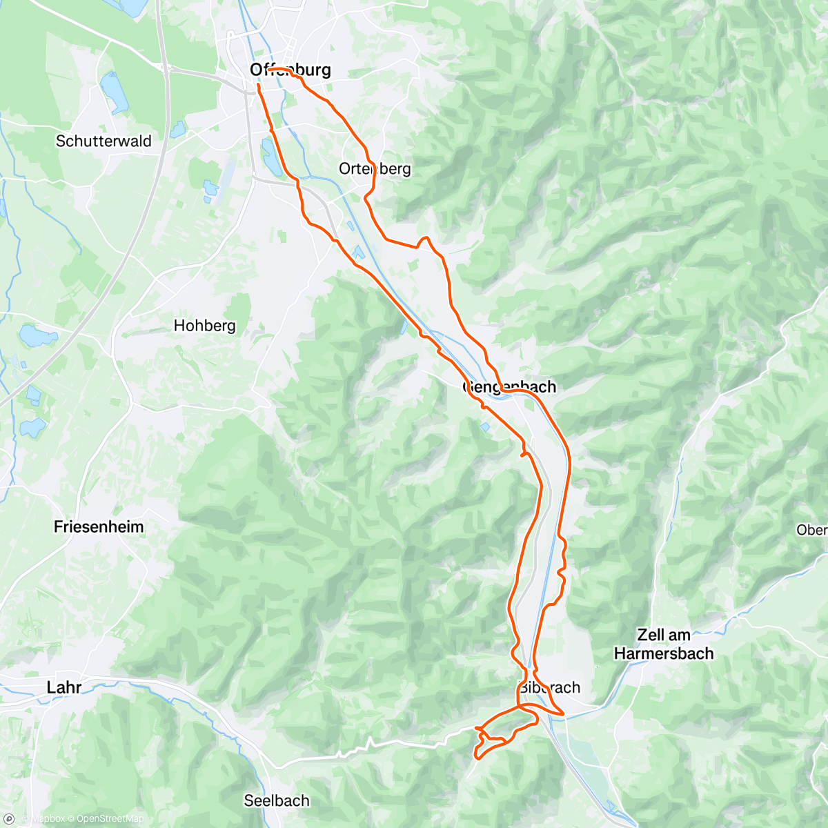 Map of the activity, Bissle Amok mache