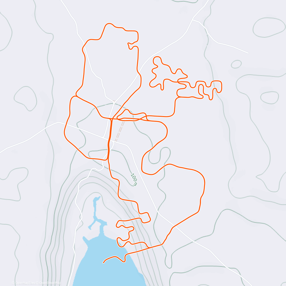 Map of the activity, cooldown