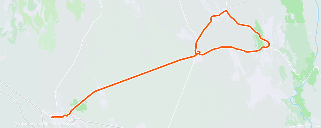 Map of the activity, Bicicleta por la mañana