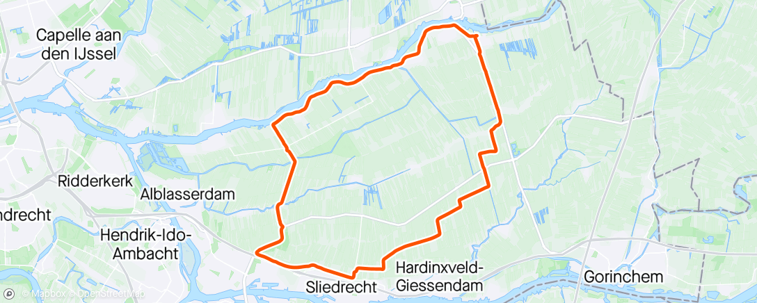 Map of the activity, Chickenrundinsdag