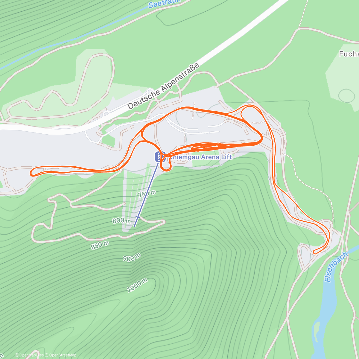 Карта физической активности (Biathlon Weltcup Strecke testen 🤠🔫)
