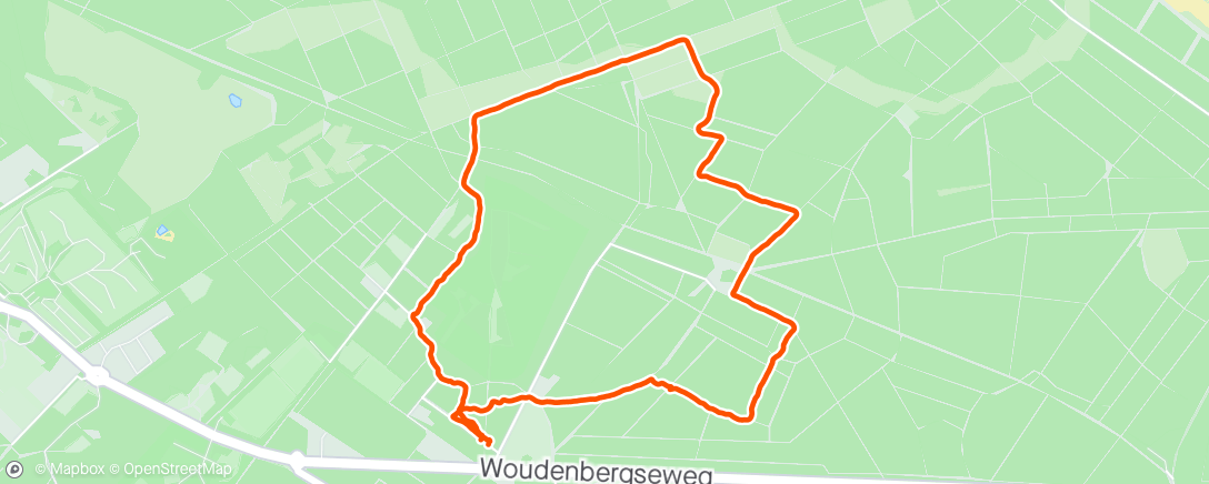 Map of the activity, Route het Witte Huis
