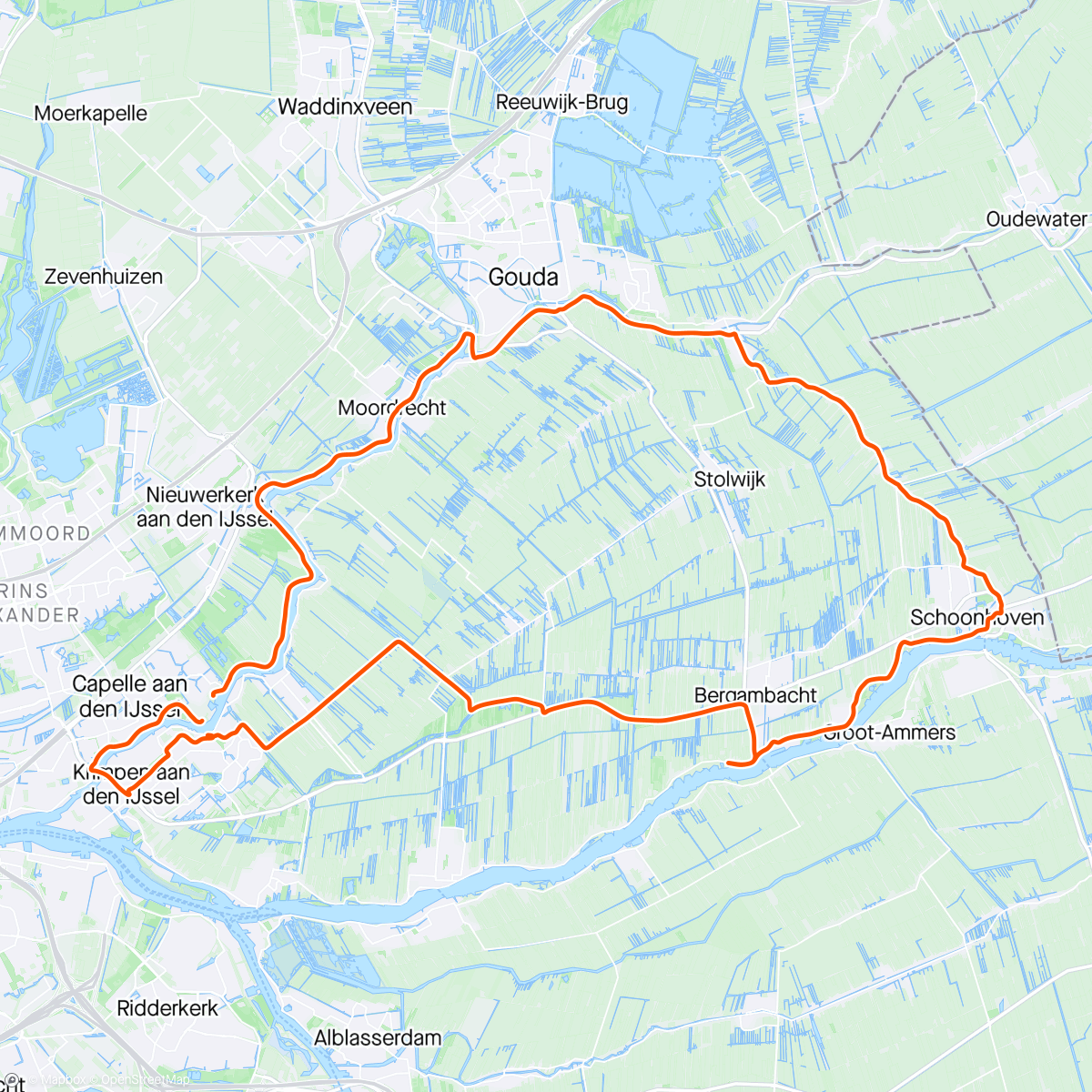 「Buiten fietsen is top! Laatste 7km met morele en fysieke ondersteuning 😂 #aftellennaarlimburgsmooiste」活動的地圖