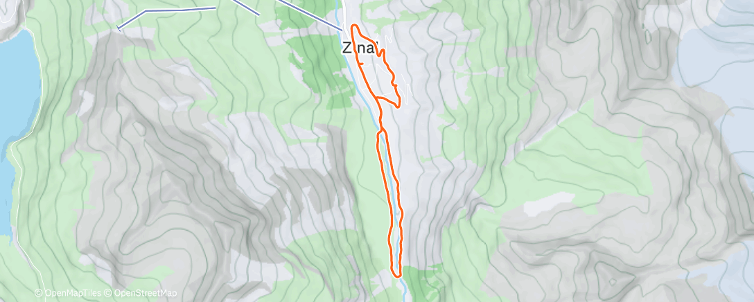 Map of the activity, Randonnée le matin