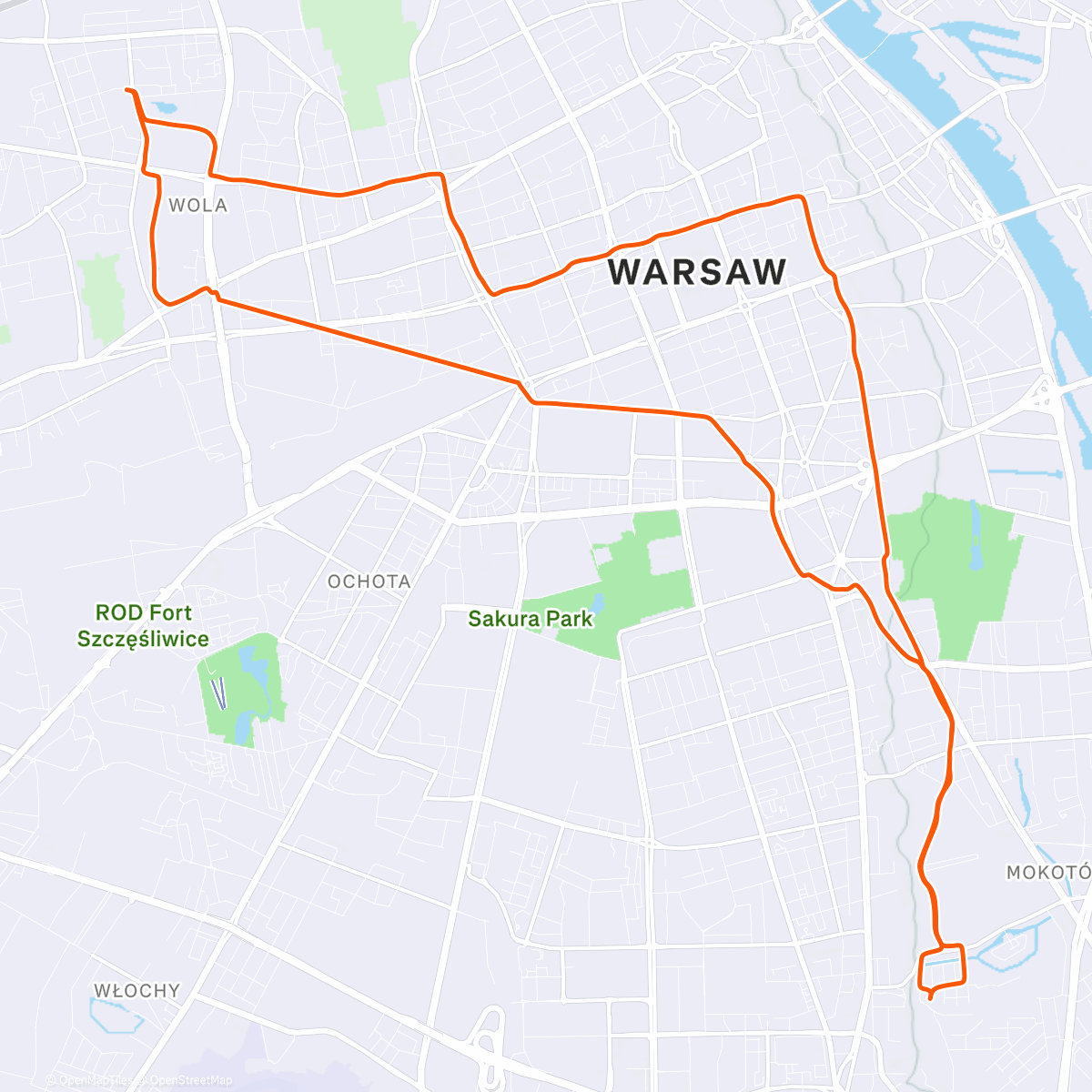 Map of the activity, Morning Gravel Ride