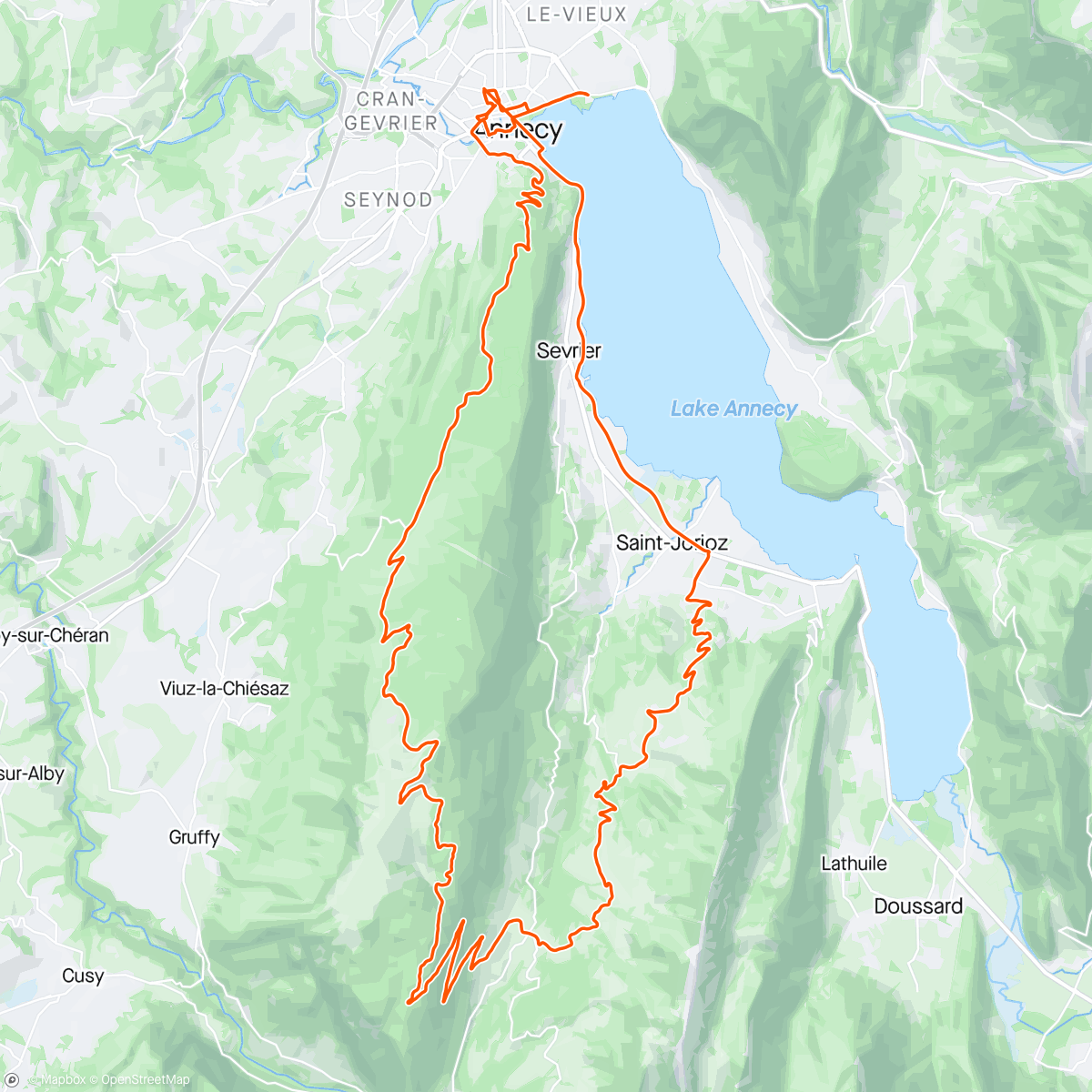 Map of the activity, Annecy shoot day 2
