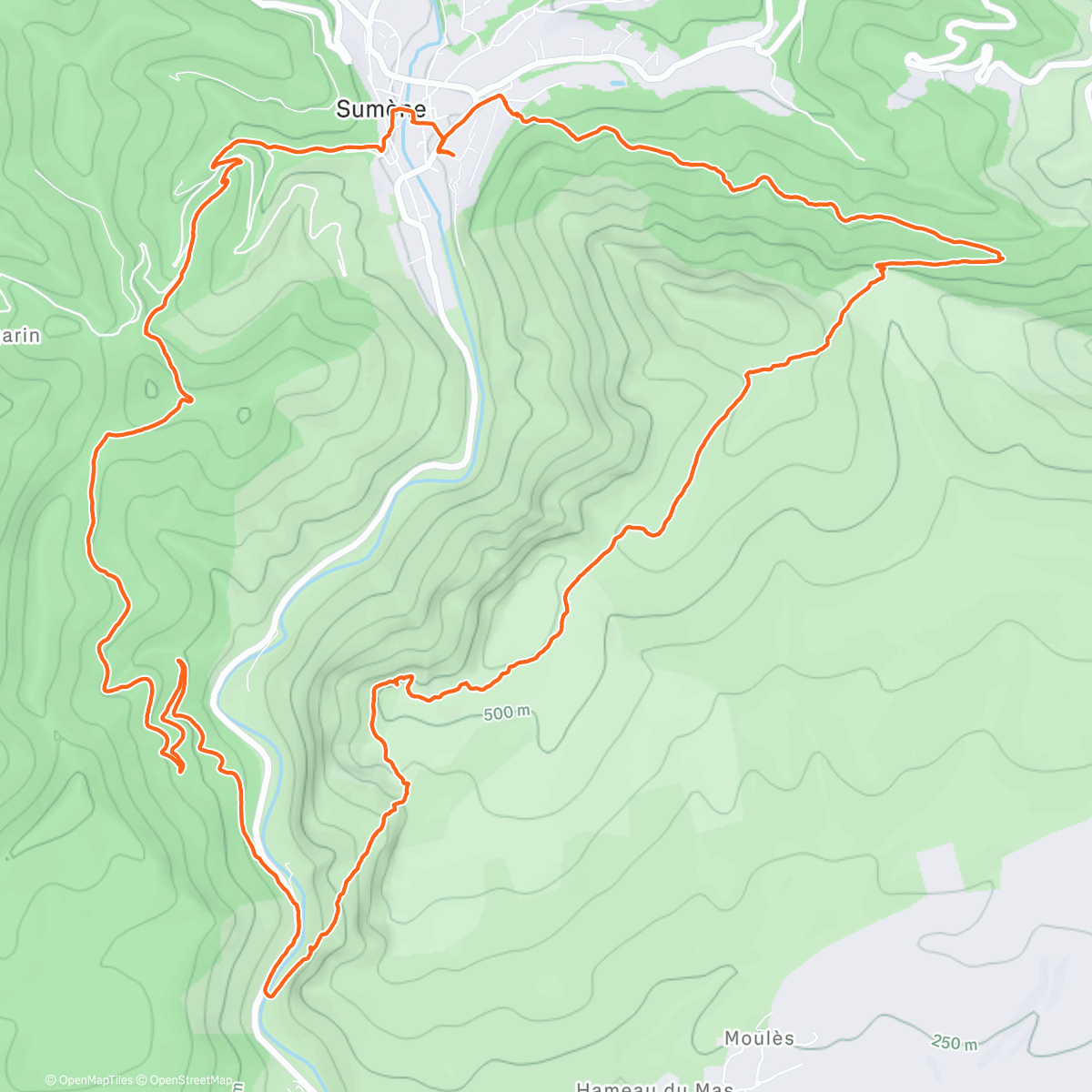 Map of the activity, Traditionnelle randonnée du 27 avec Emma