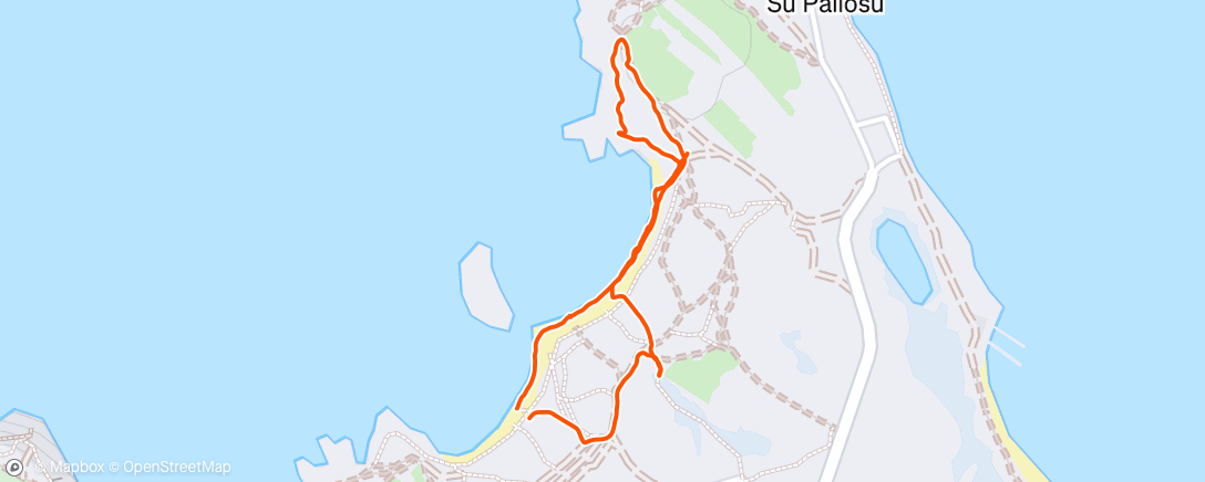 Map of the activity, Morning Walk