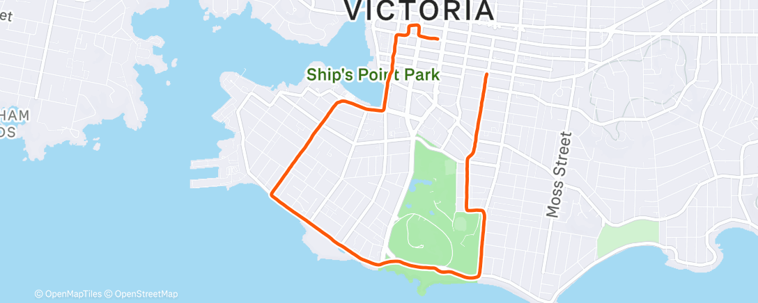 Map of the activity, Ez in the rain and wind