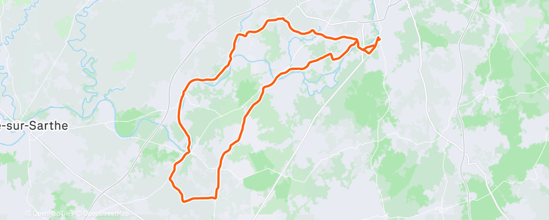 Map of the activity, trop froid 🥶🥶🥶