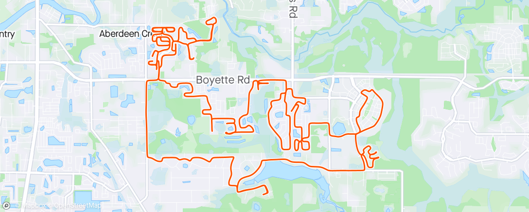 Map of the activity, Final MS Century Prep Ride