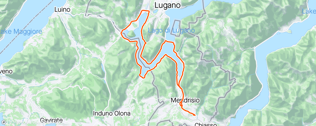 Mapa de la actividad, Giro dell'ora di pranzo