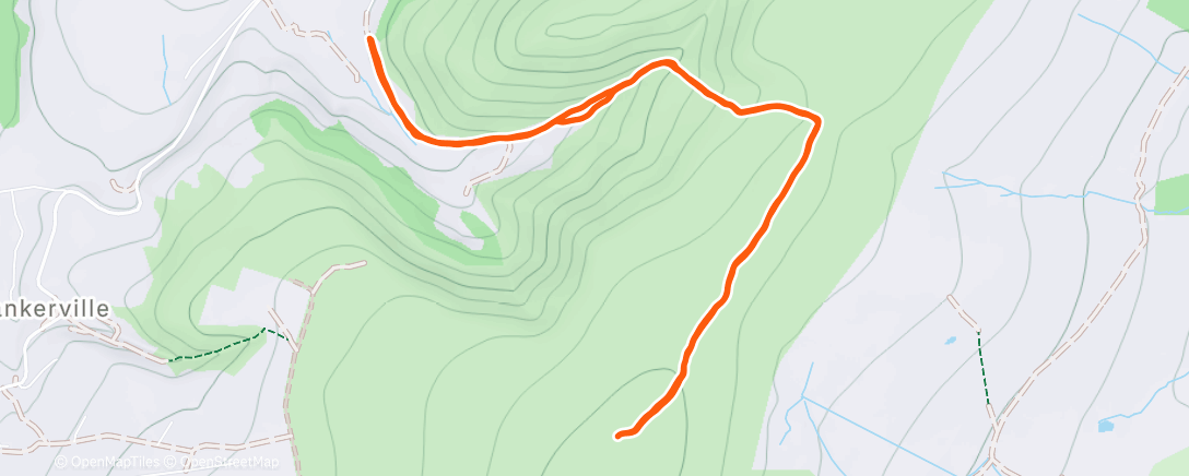 Map of the activity, Lunch Trail Run