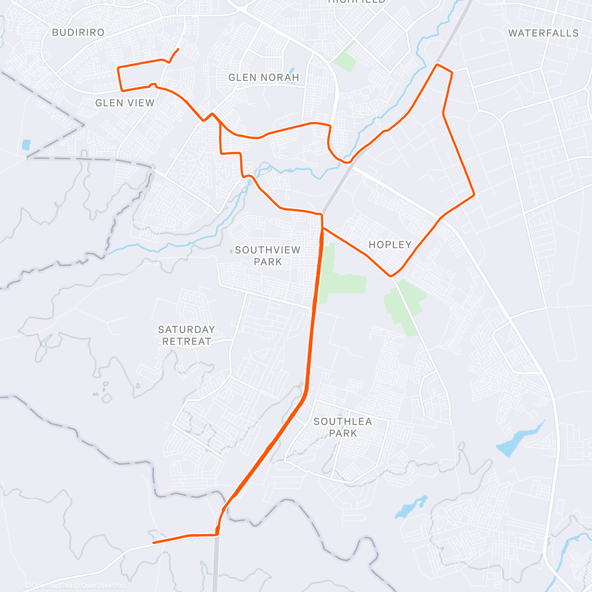 Map of the activity, Endurance  Training:How far Can My Legs Take Me.