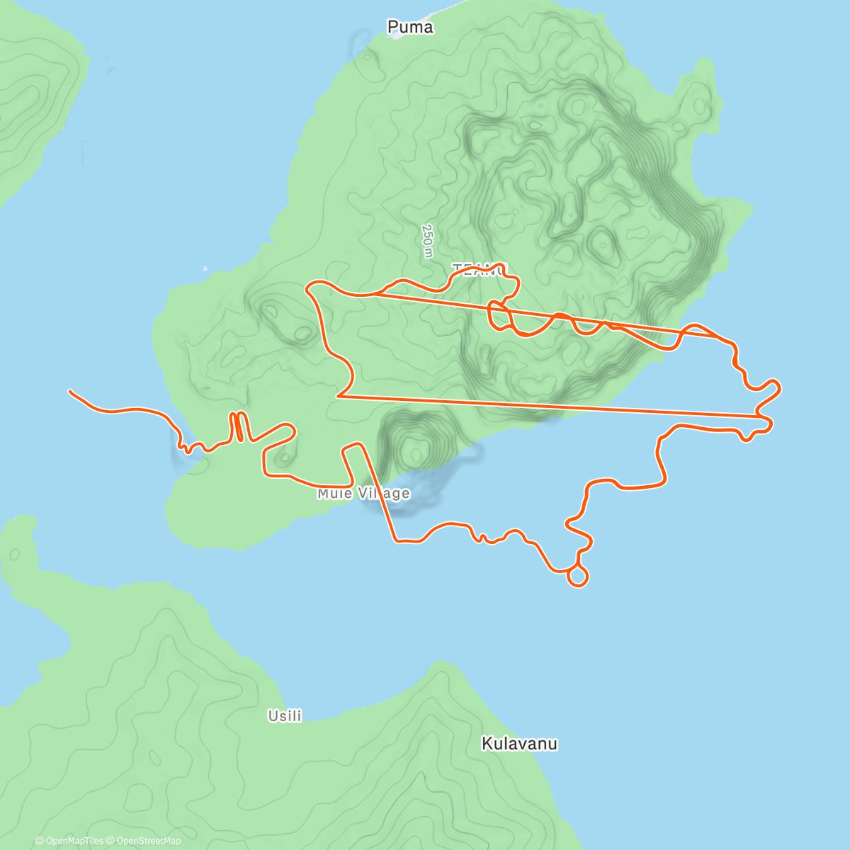 Map of the activity, Zwift - Blanktjern Coaching: LT1 7x10min@3.8w/kg + 40min heating on Tempus Fugit in Watopia