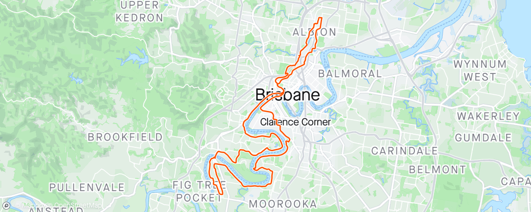 Map of the activity, MoB Cats and Mice Ride - with bonus medical drama