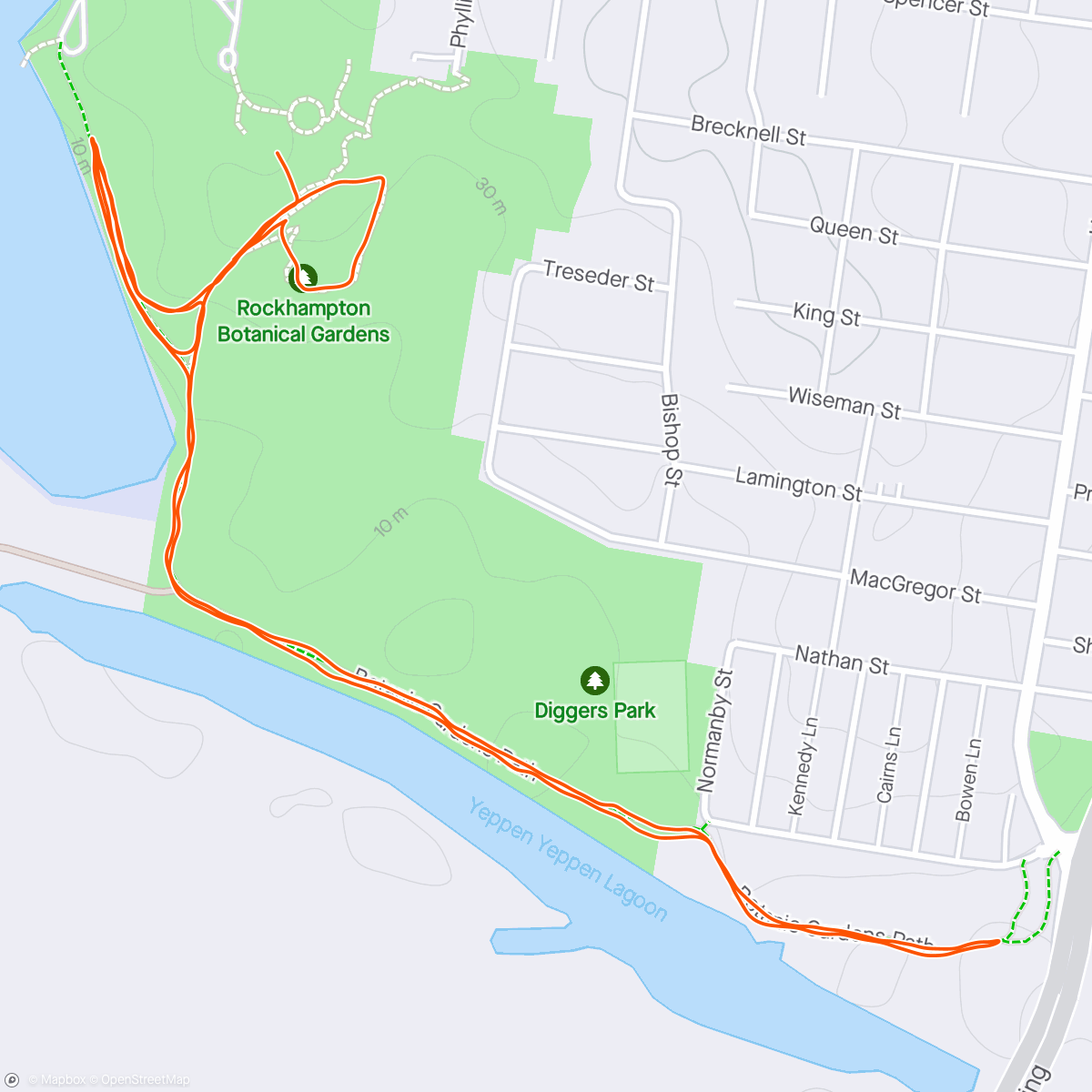 Map of the activity, Park Run 🏃‍♀️ 💪
