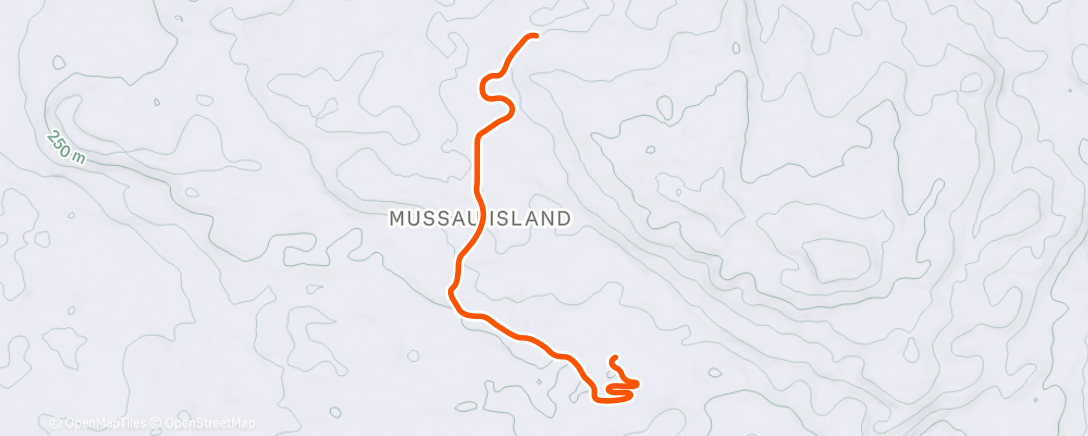 Map of the activity, TrainingPeaks Virtual - Workout: Recovery