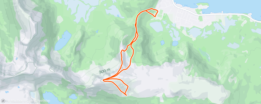 アクティビティ「Inneklemt skitur med hyggelig Oslofyr」の地図