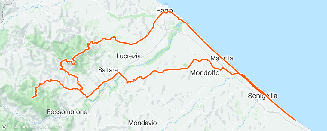 Map of the activity, Alcenero, Fontecorniale