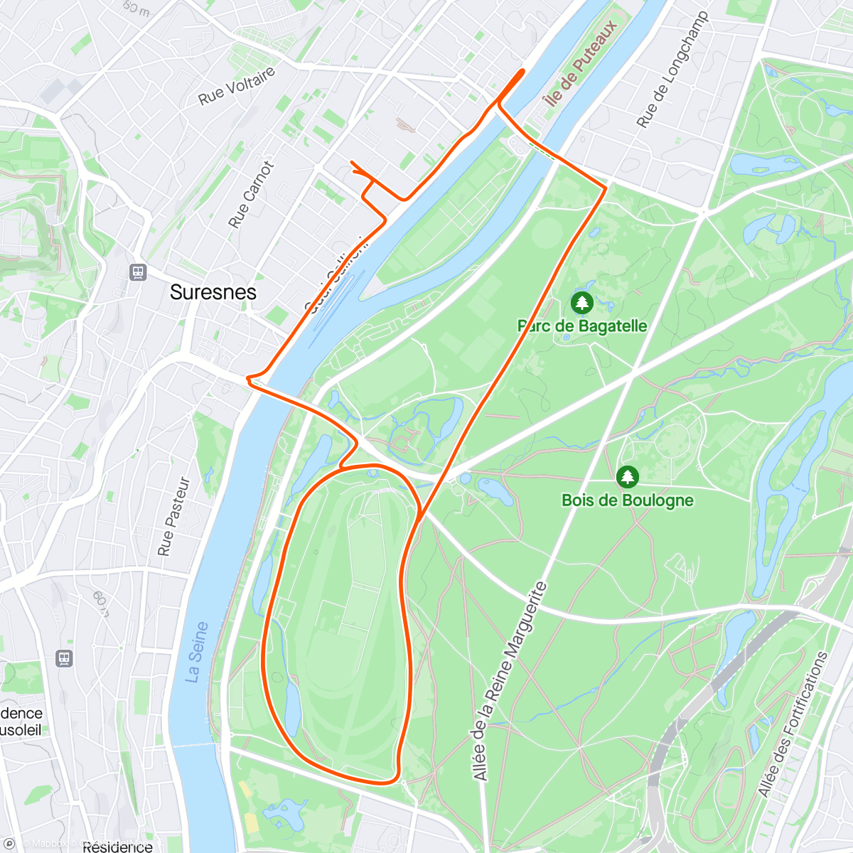 Map of the activity, Sortie vélo en soirée avec Mathis qui a suivi et attaqué … 👏👏