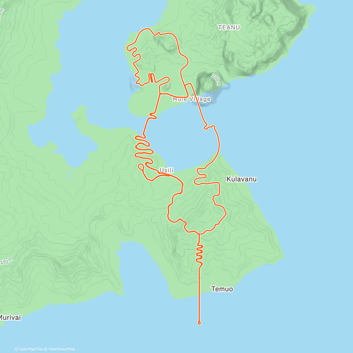 「Zwift - Power to the Tower in Watopia」活動的地圖