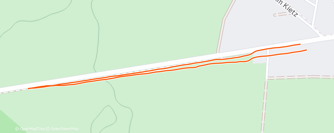 Карта физической активности (Abbruch, Wegverhältnisse unzumutbar)