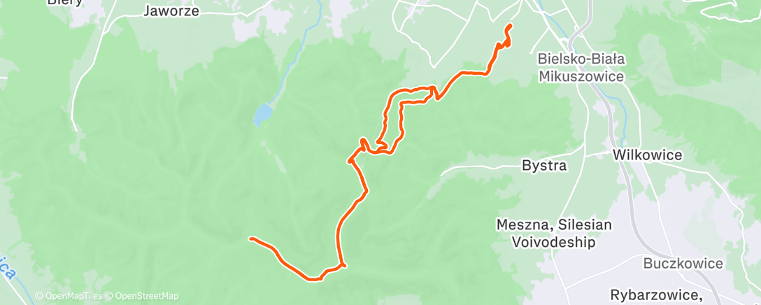 Map of the activity, Long run with my birthday boy 😍
