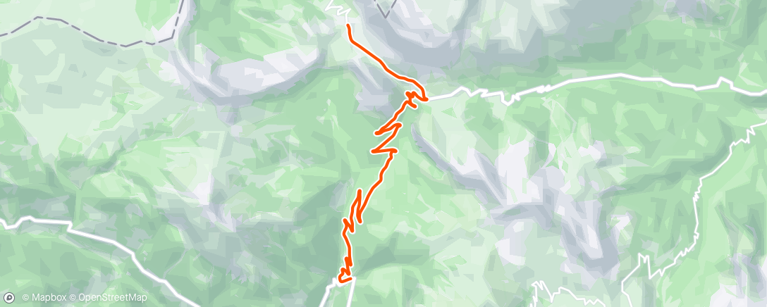 Map of the activity, ROUVY - Passo Valparola