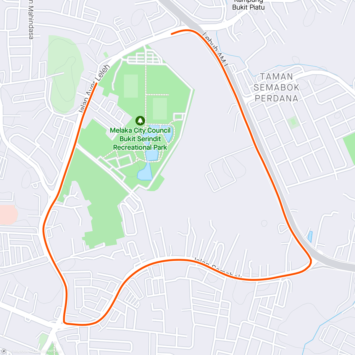 Map of the activity, Morning Run. Dubidubidu 🏃💨💨