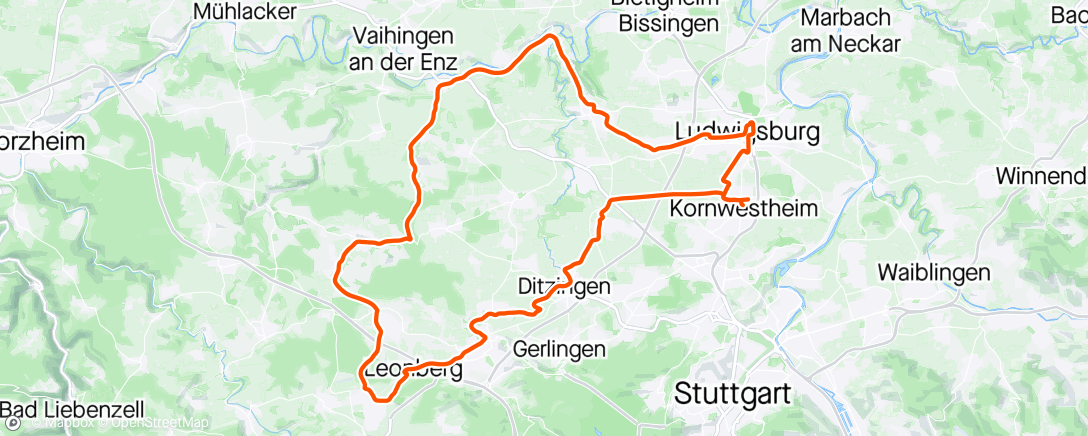 Mapa de la actividad (Glemstal Strudelbachtal)