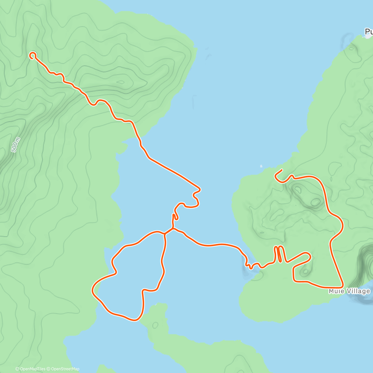 Map of the activity, Zwift - Group Ride: Off The MAAP 2025: Stage 3 on Power to the Portal in Watopia