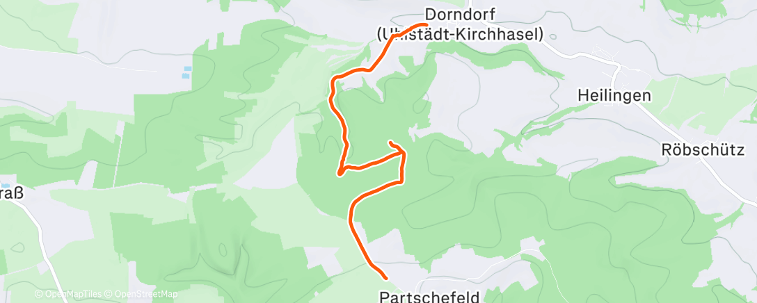 Map of the activity, Traillauf Rest 🏃🏼🐕🌲↖️⛰️↘️🌞