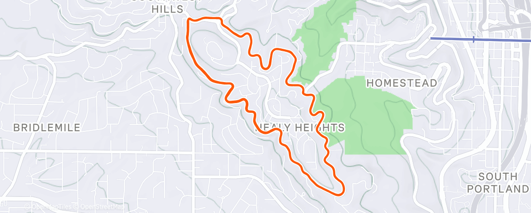 Mappa dell'attività last run of 2025🥂
