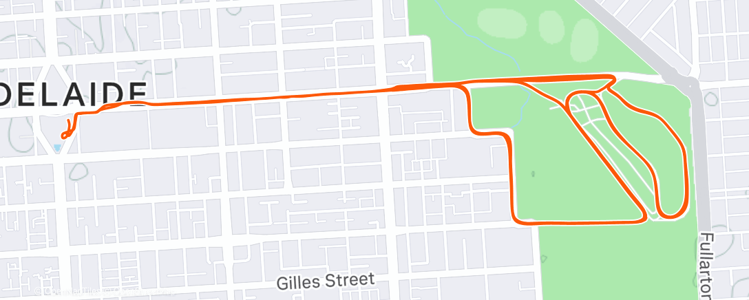 Map of the activity, Afternoon Ride