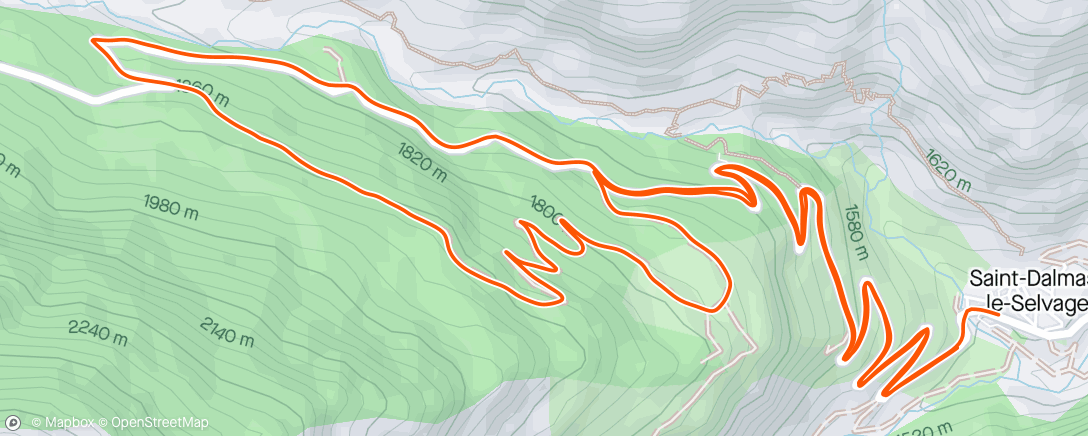 Map of the activity, Still raining