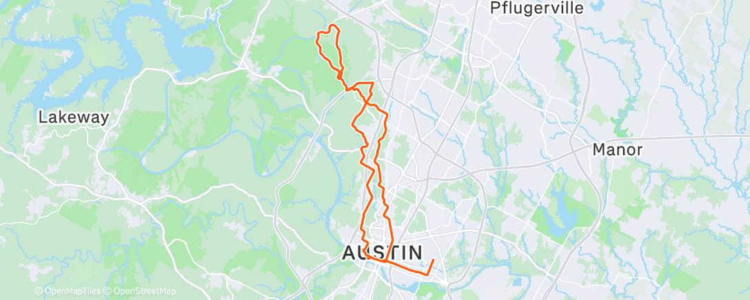 Карта физической активности (Morning Ride)