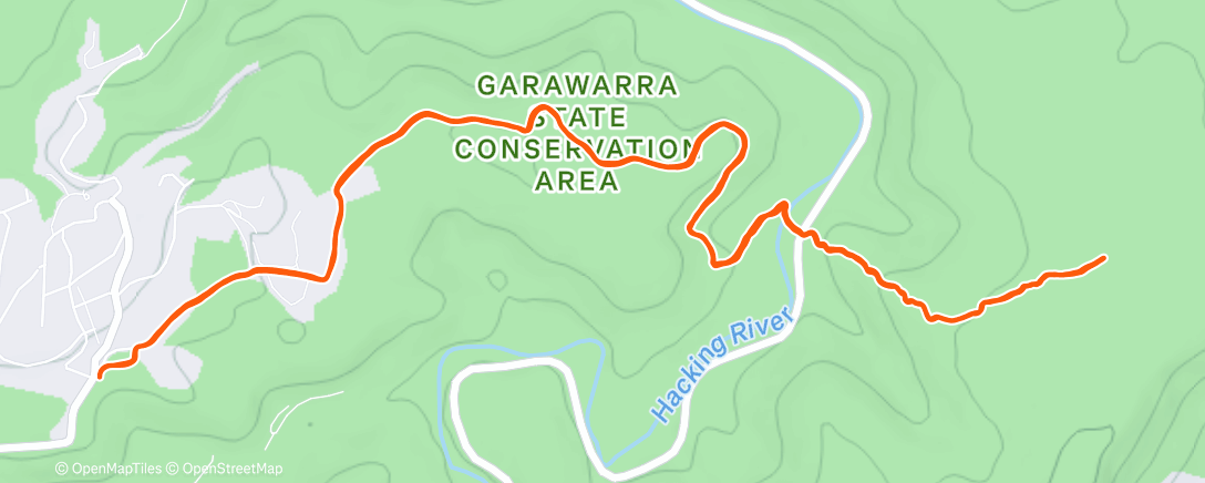 Map of the activity, Burgh Track Trail Rollercoaster