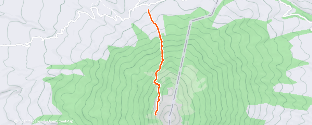 Карта физической активности (Acatenango descent)