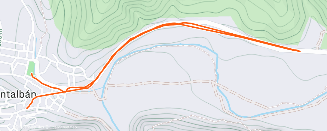 Карта физической активности (Afternoon Run)