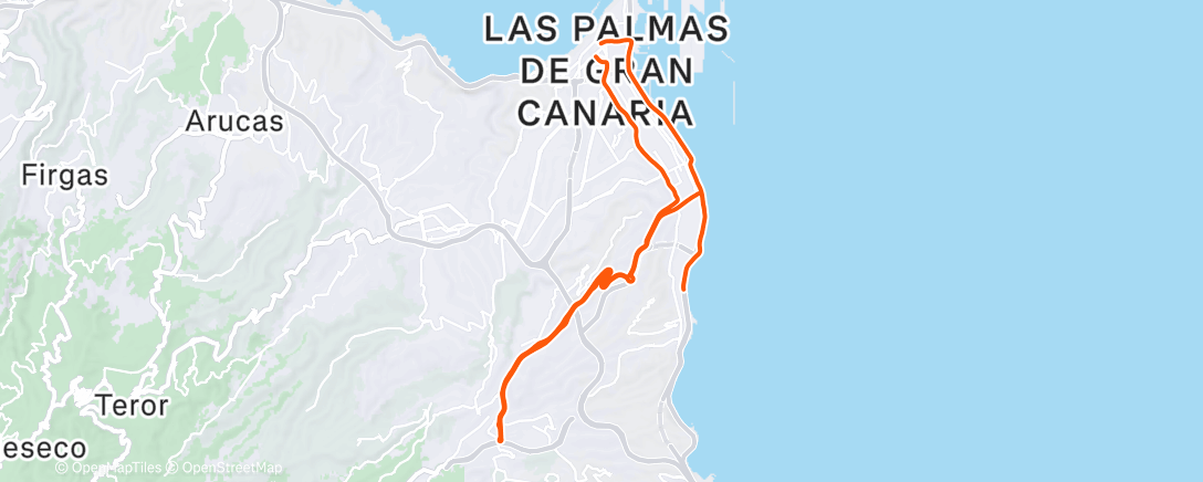 Map of the activity, Día 2 - #Festive500