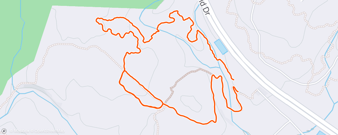 Map of the activity, Lunch Walk