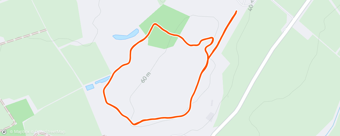 Map of the activity, Parkrun