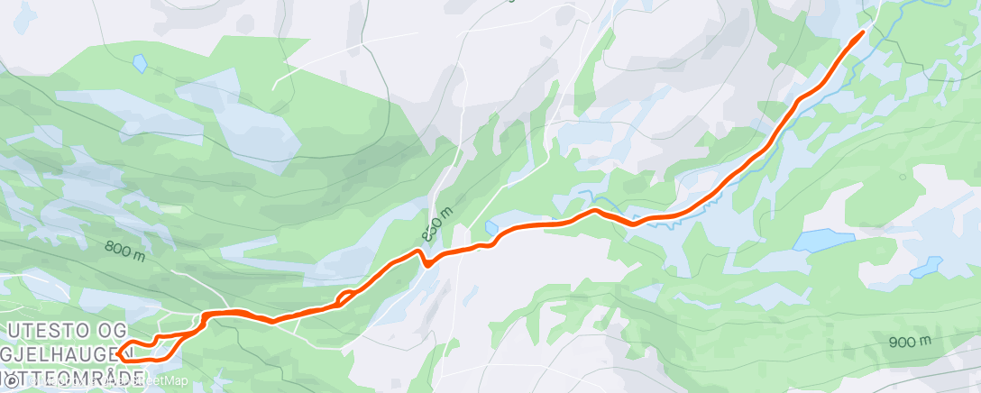 Map of the activity, Skitvær