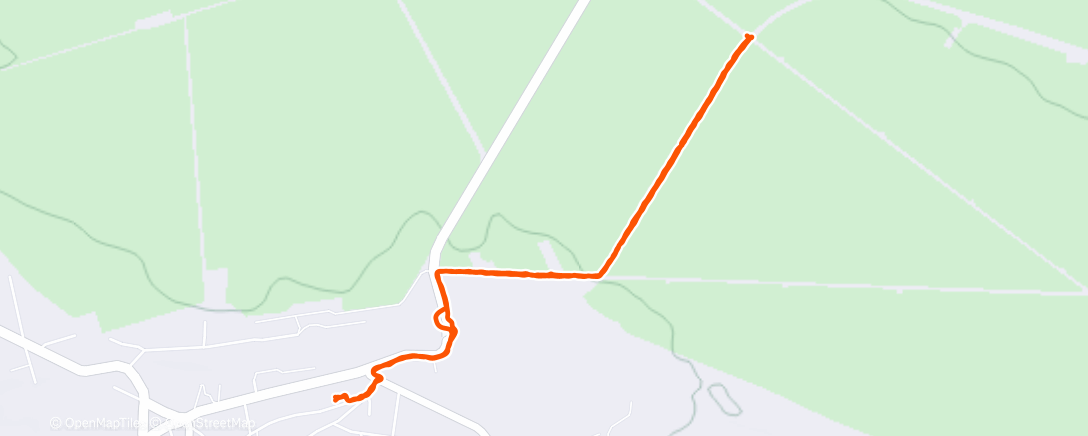 Map of the activity, Spaziergang am Nachmittag