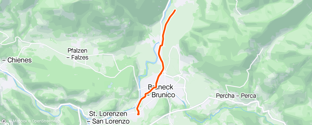 Map of the activity, Gais Rundfahrt