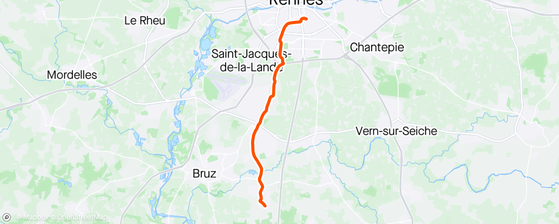 Map of the activity, VéloTaf 🚂